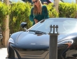 Paris Hilton and her McLaren 650S Spider