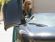 Paris Hilton and her McLaren 650S Spider