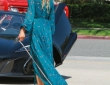 Paris Hilton and her McLaren 650S Spider