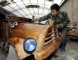 Wooden electric car (1)