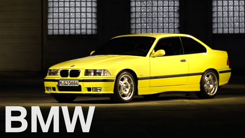 BMW has prepared a video for the M3 E36
