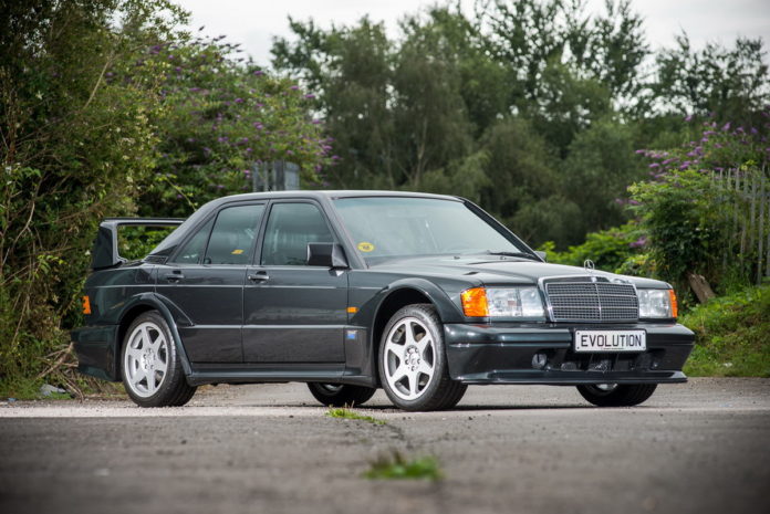 1990 Mercedes 190 Evolution II is heading to auction