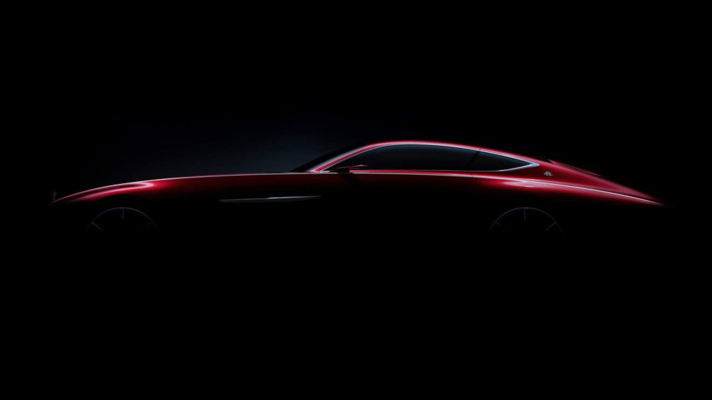 Mercedes has released a teaser picture of the Maybach Coupe