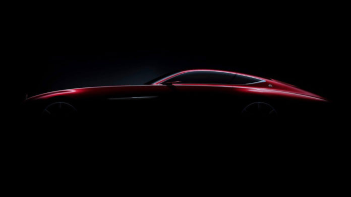Mercedes has released a teaser picture of the Maybach Coupe