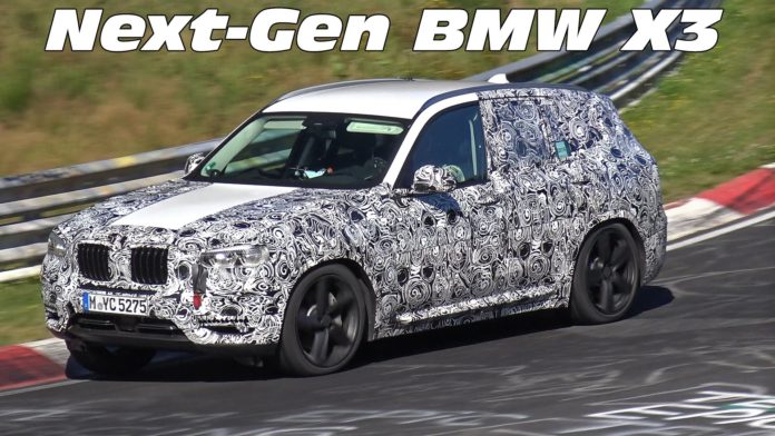 Spy video of the BMW X3 M40i