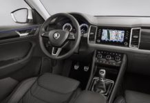 The interior of the Skoda Kodiaq The interior of the Skoda Kodiaq