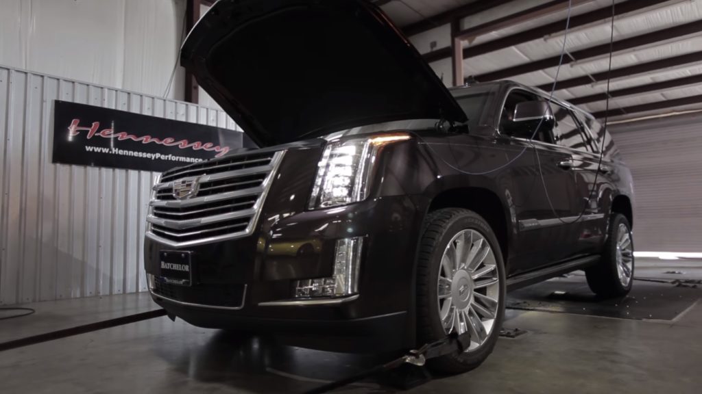 Cadillac Escalade HPE800 on the dyno