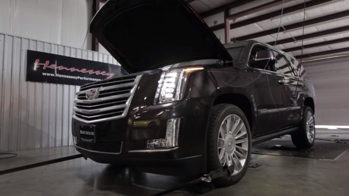 Cadillac Escalade HPE800 on the dyno