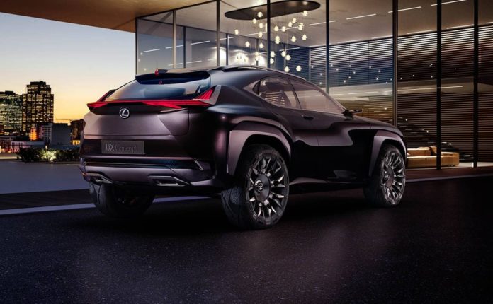 The Lexus UX concept will be presented at the Paris auto show