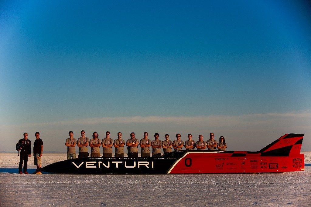 The Venturi VBB-3 managed to reach 340.5 mph at Bonneville