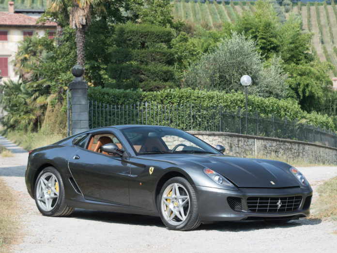 A manual Ferrari 599 GTB is eading to auction