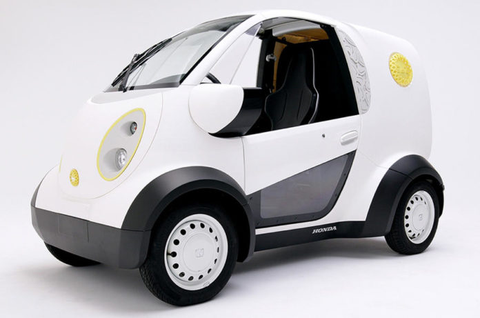 Honda presented a 3D-printed electric car