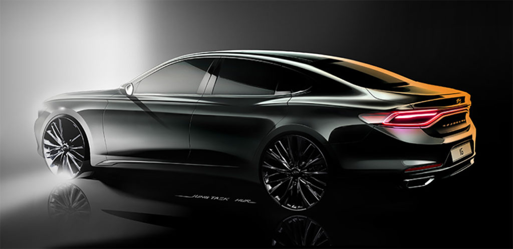 Hyundai teases the new Azera