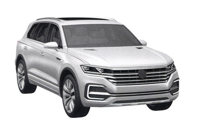 Leaked pictures of the new Volkswagen Touareg