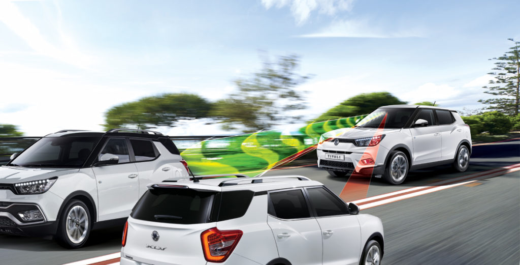 The SsangYong Tivoli and XLV get new security systems