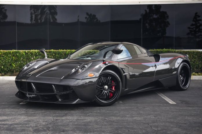 A carbon fiber Pagani Huayra is up for sale