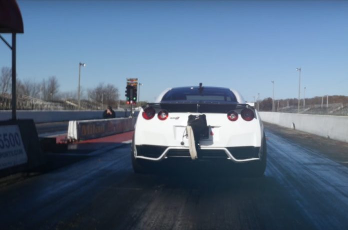 AMS has managed to do the quarter-mile in 7.14 seconds with their Nissan GT-R