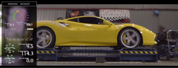 Ferrari 488 GTB with an iPE exhaust