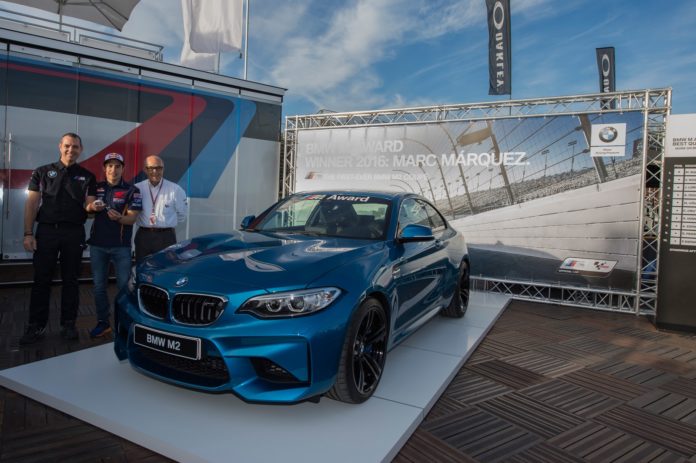 Marc Marquez won a BMW M2