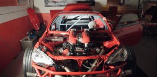 Toyota GT86 with a Ferrari V8 engine Toyota GT86 with a Ferrari V8 engine