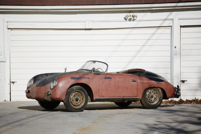 A 1958 Porsche 356 A Super Speedster is heading to auction