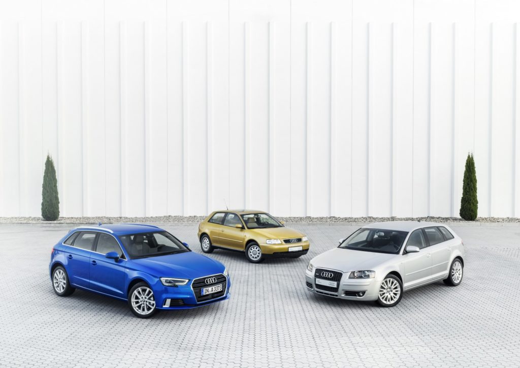 Audi celebrates the 20th anniversary of the A3