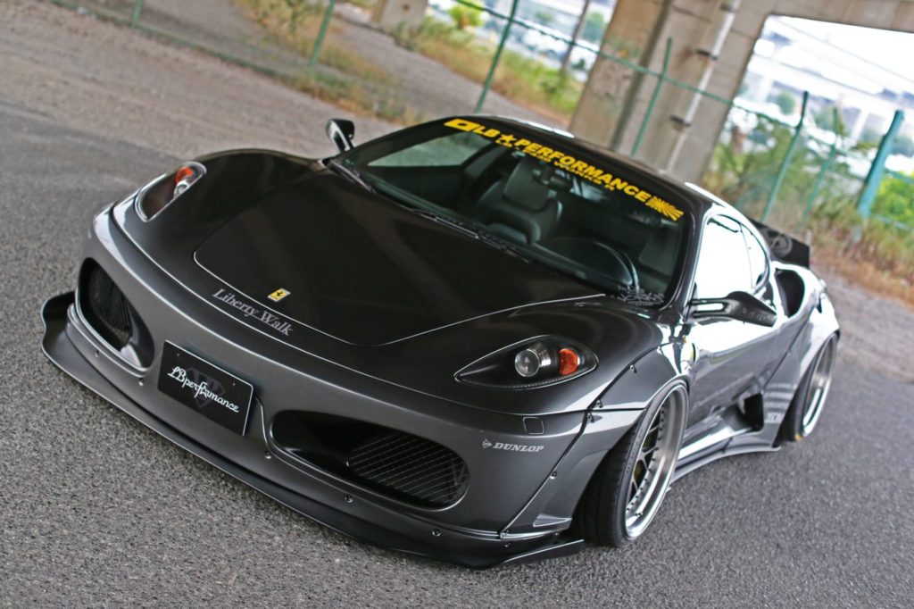 Liberty Walk has prepared a new body kit for the Ferrari F430