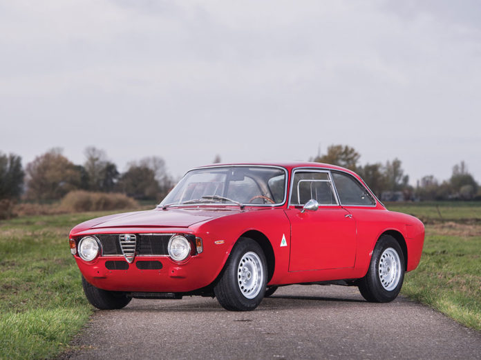 A 1965 Alfa Romeo Giulia Sprint GTA is heading to auction