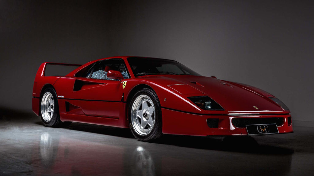 A Ferrari F40 owned by Eric Clapton is up for sale