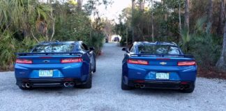 Chevrolet Camaro ZL1 vs Camaro SS in a rev battle Chevrolet Camaro ZL1 vs Camaro SS in a rev battle