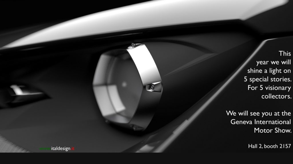 Italdesign teases a concept car that will be presented at Geneva