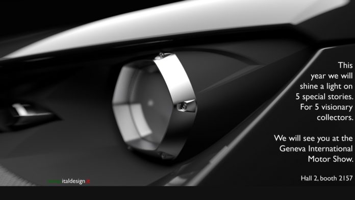 Italdesign teases a concept car that will be presented at Geneva