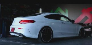 Mercedes C250 Coupe with an Armytrix exhaust Mercedes C250 Coupe with an Armytrix exhaust
