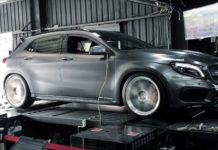 Modified Mercedes GLA 45 AMG producing 536 hp at the wheels Modified Mercedes GLA 45 AMG producing 536 hp at the wheels