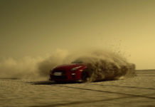 Nissan has created the largest outline in the world, using the GT-R Nissan has created the largest outline in the world, using the GT-R