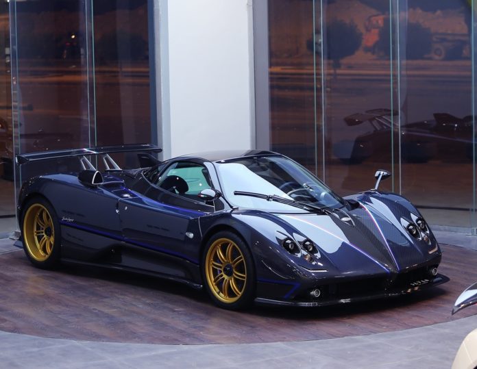 One of the three Pagani Zonda Tricolore is up for sale