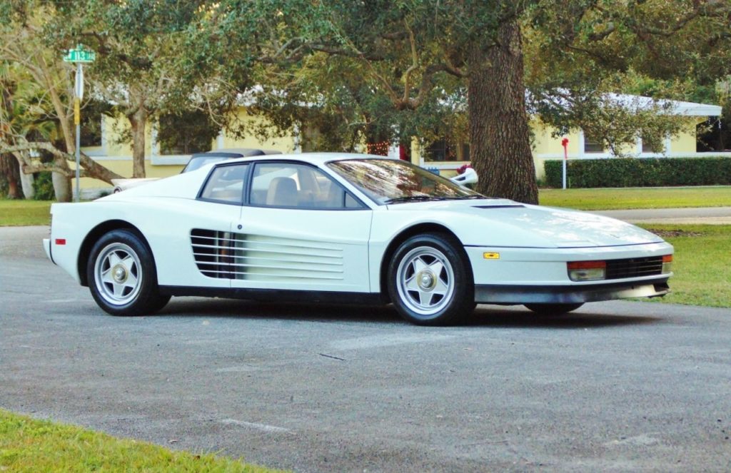The Ferrari Testarossa from Miami Vice is heading to auction again