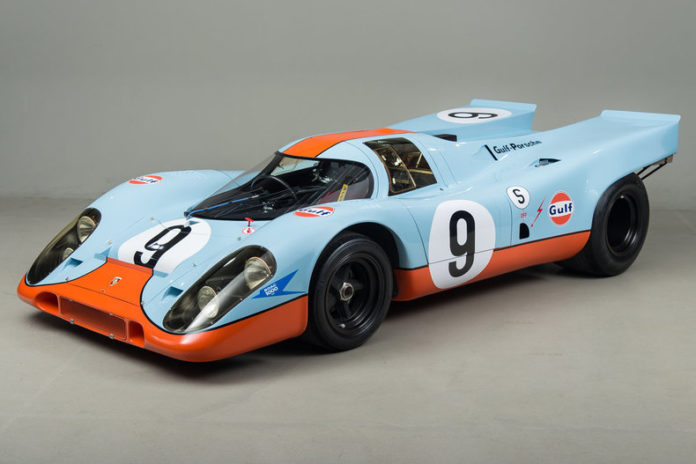 A 1970 Porsche 917K with a Gulf livery is up for sale
