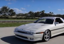 A modified Toyota Supra MK3 that produces 1,600 hp A modified Toyota Supra MK3 that produces 1,600 hp