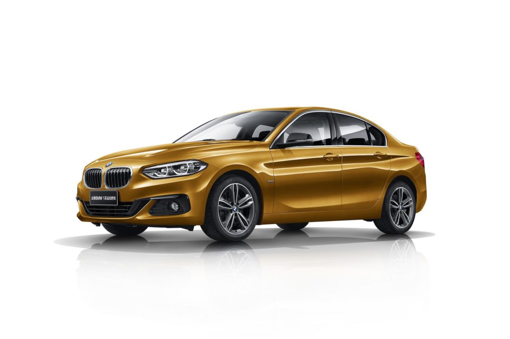 The BMW 1-Series Sedan was launched today in China