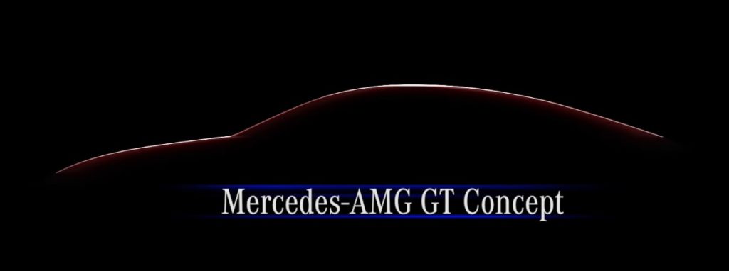 Teaser video of the Mercedes-AMG GT concept