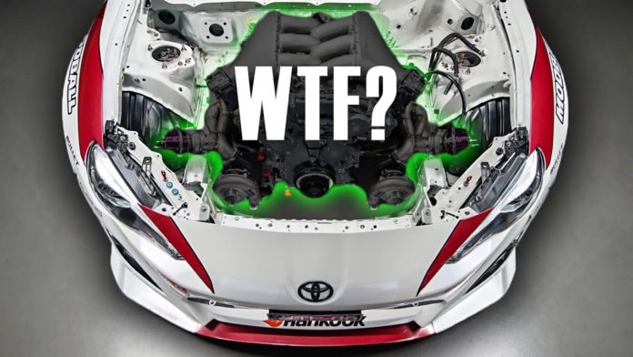 Toyota GT86 with a Nissan GT-R engine