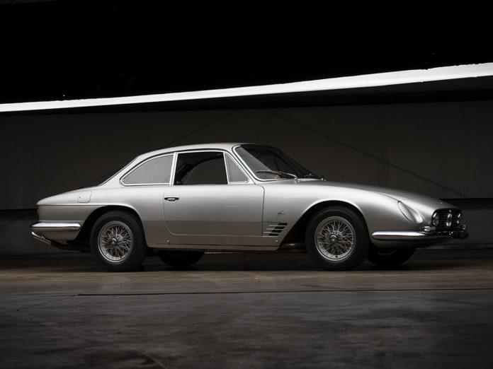 A very rare 1964 Maserati 5000 GT Coupe by Michelotti is headign to auction