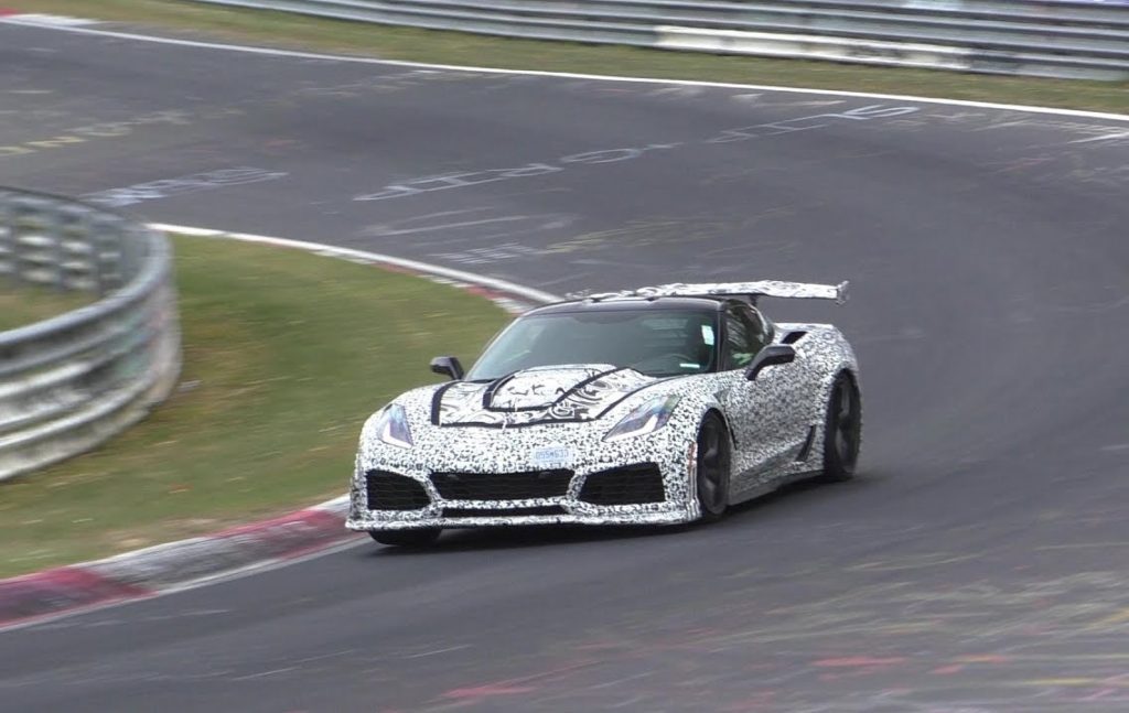 Chevrolet is testing the new Corvette ZR1 at Nurburgring