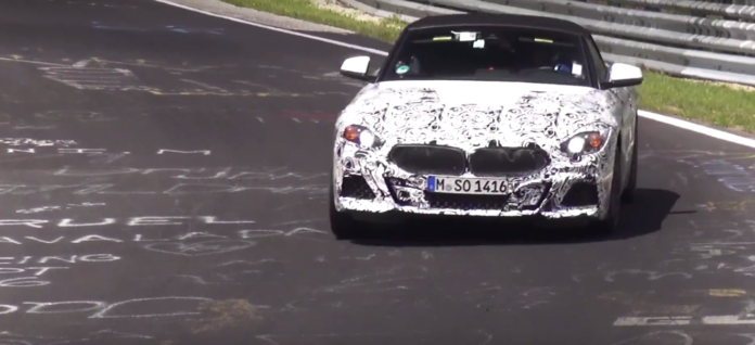 Spy Video of the new BMW Z4 being tested in Nurburgring