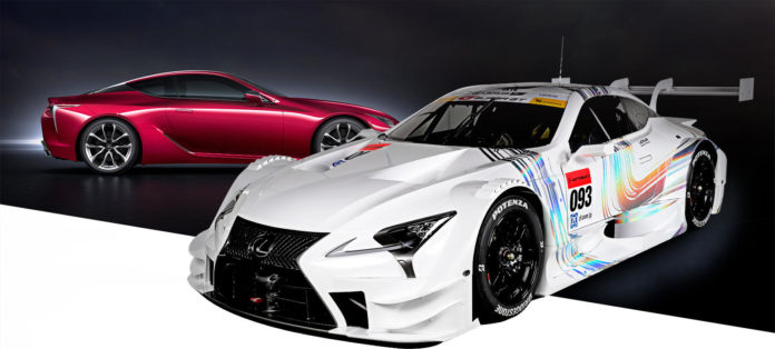 Lexus presented the racing LC 500 for the Super GT championship