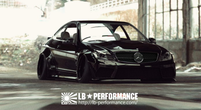 Mercedes-Benz C63 AMG Coupe by Liberty Walk