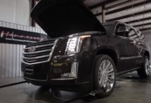 Cadillac Escalade HPE800 on the dyno Cadillac Escalade HPE800 on the dyno
