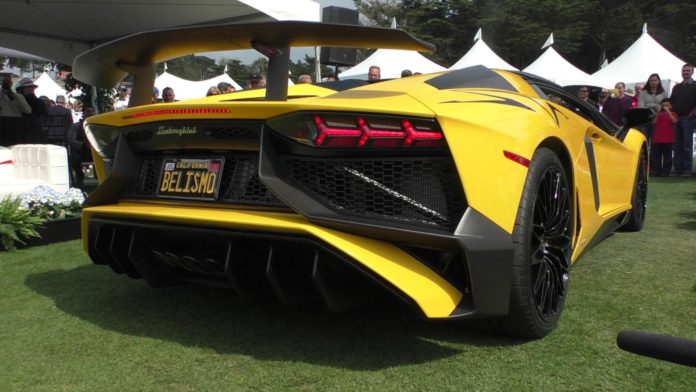 Lamborghini Aventador with Valentino Balboni exhaust