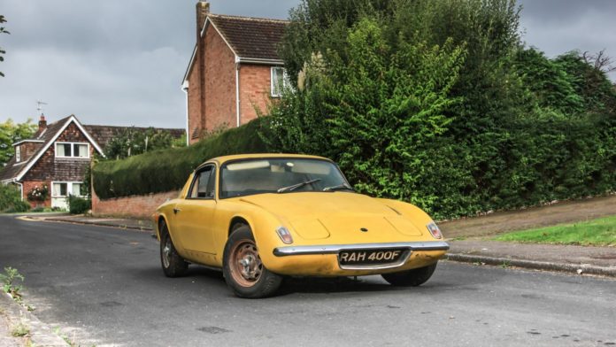 The Lotus Elan Plus 2 of Graham Hill is up for auction
